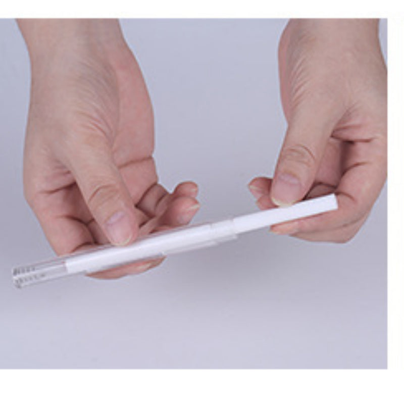 Inserting cotton swab scent accessory into USB humidifier